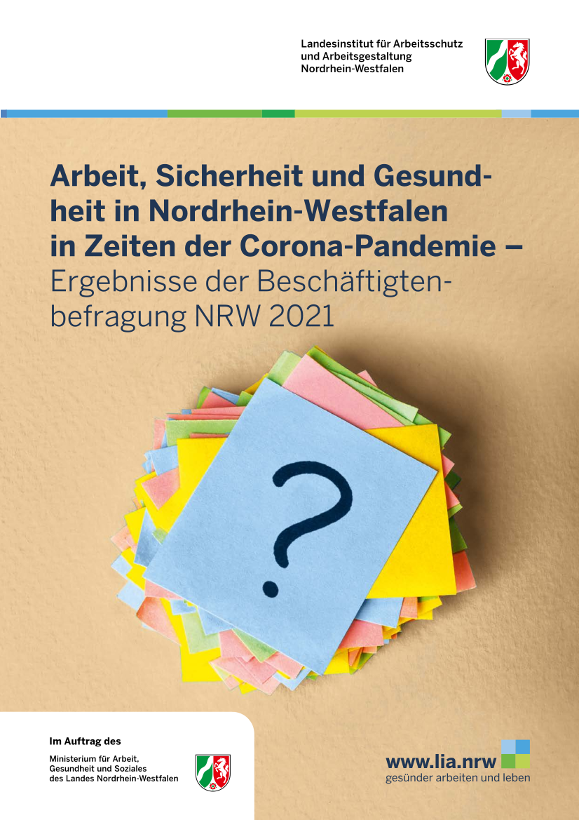 Titelbild: LIA.itransfer "Beschäftigtenbefragung 2021"